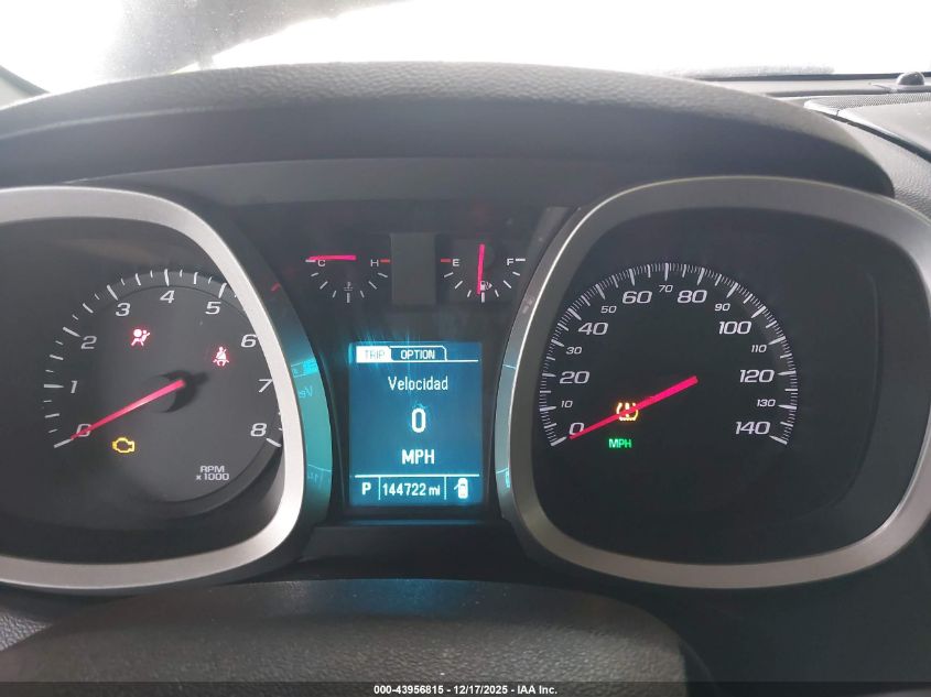 2017 Chevrolet Equinox Ls VIN: 2GNALBEK1H1521589 Lot: 43956815