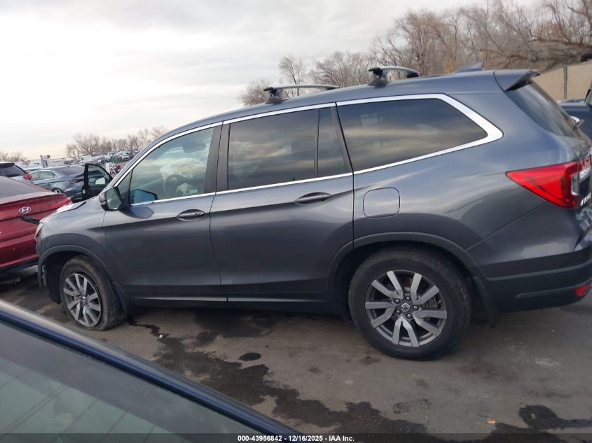 2019 Honda Pilot Ex-L VIN: 5FNYF6H52KB095265 Lot: 43956842