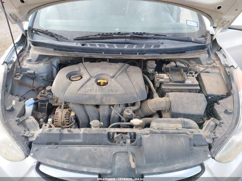 2012 Hyundai Elantra Gls VIN: 5NPDH4AE7CH121112 Lot: 43956858