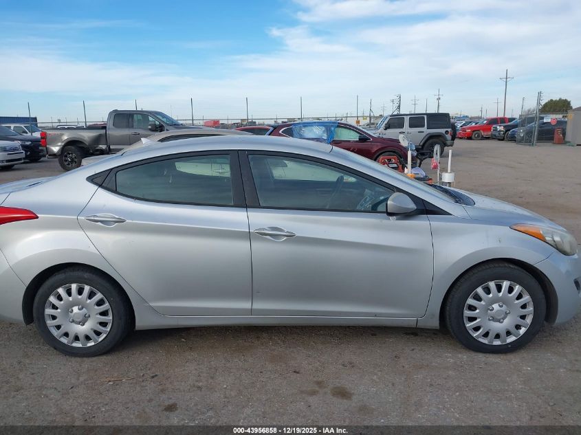 2012 Hyundai Elantra Gls VIN: 5NPDH4AE7CH121112 Lot: 43956858
