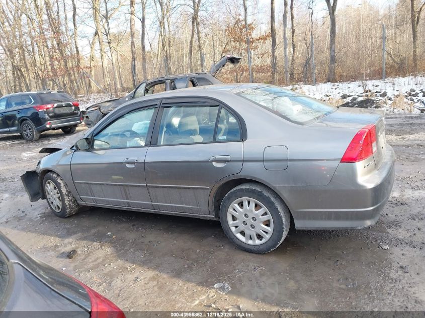 2005 Honda Civic Lx VIN: 2HGES16655H524654 Lot: 43956862