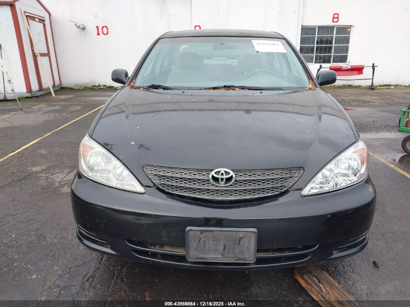2002 Toyota Camry Le VIN: JTDBE32K420094316 Lot: 43956864