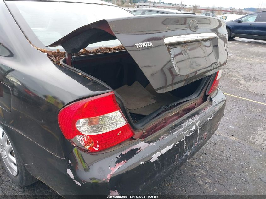 2002 Toyota Camry Le VIN: JTDBE32K420094316 Lot: 43956864