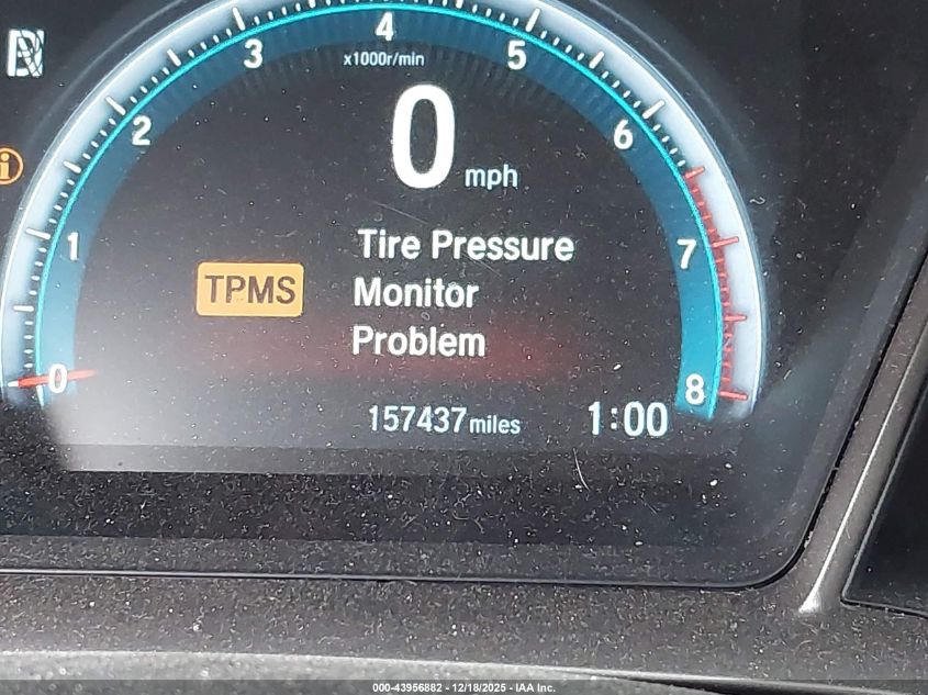 2018 Honda Civic Ex VIN: SHHFK7H58JU223255 Lot: 43956882