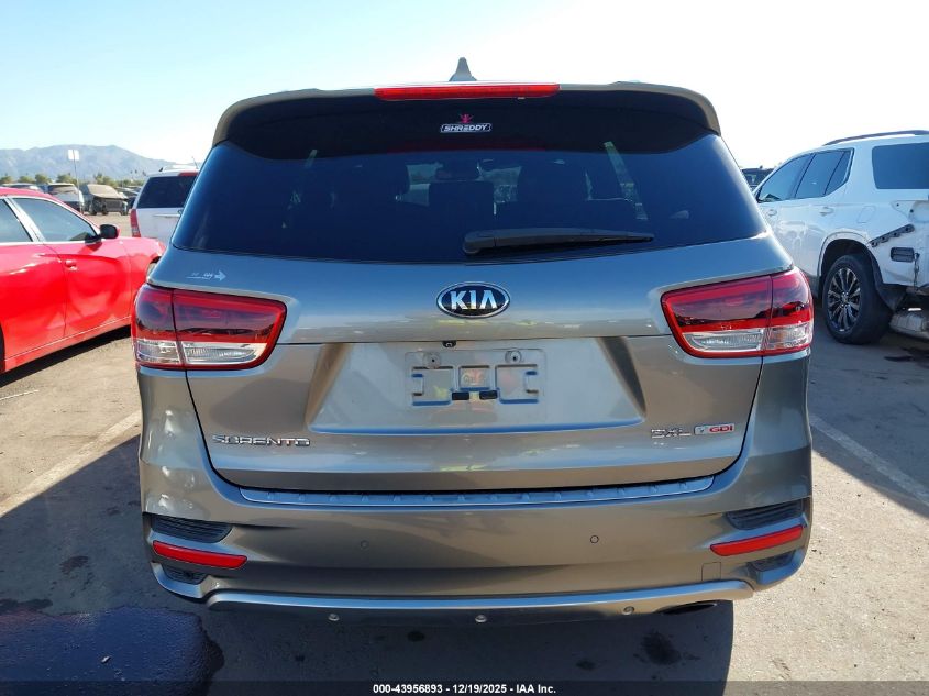 2016 Kia Sorento 2.0T Sxl VIN: 5XYPK4A1XGG011843 Lot: 43956893