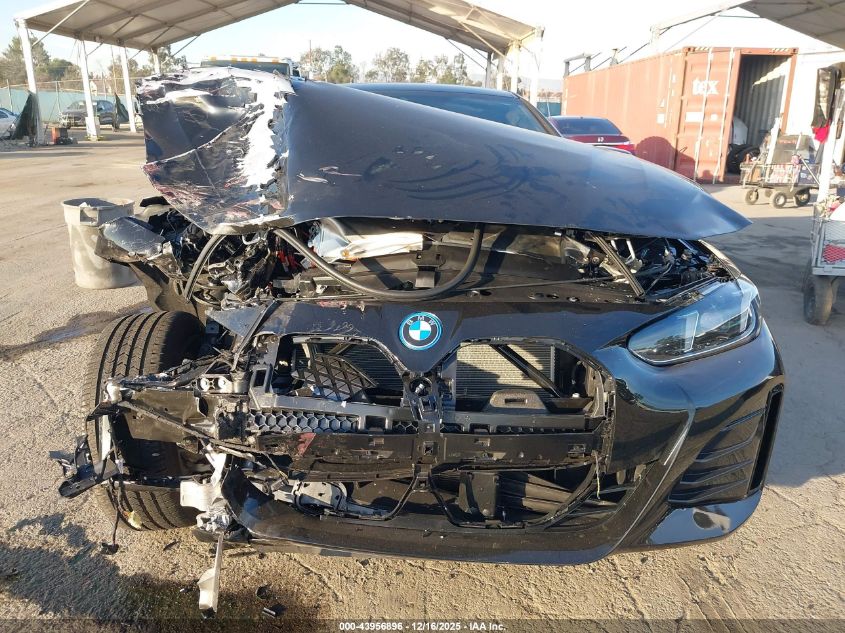 2025 BMW I4 Gran Coupe Edrive40 VIN: WBY23HD01SFU13648 Lot: 43956896