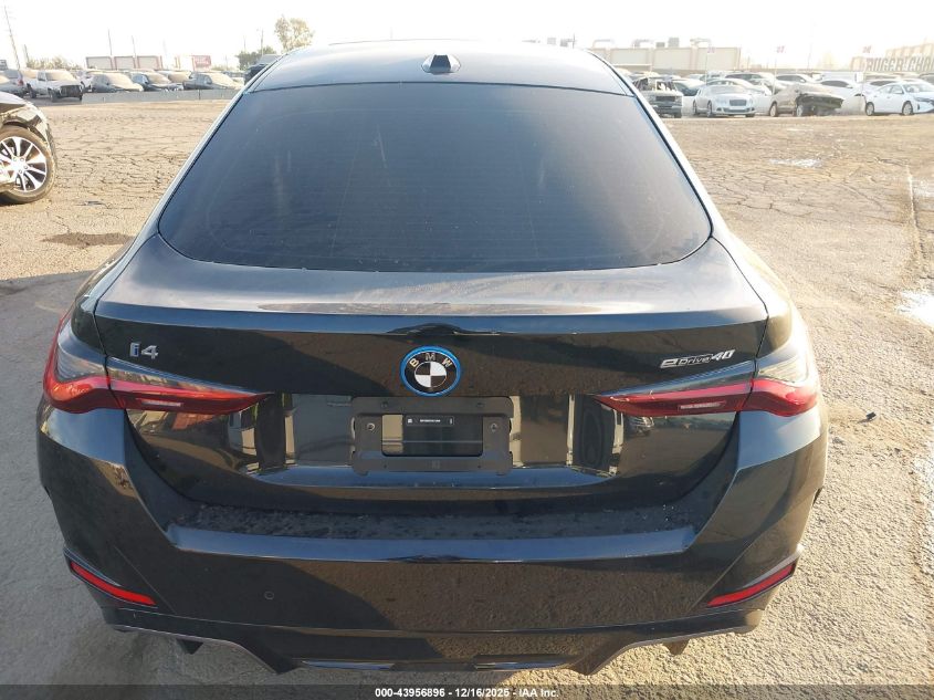 2025 BMW I4 Gran Coupe Edrive40 VIN: WBY23HD01SFU13648 Lot: 43956896