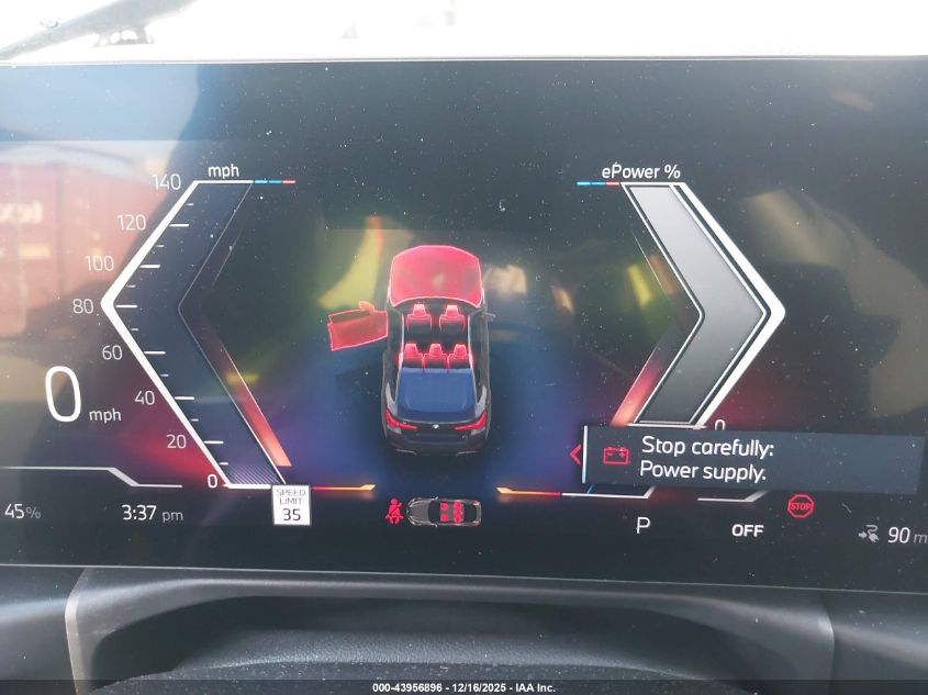 2025 BMW I4 Gran Coupe Edrive40 VIN: WBY23HD01SFU13648 Lot: 43956896