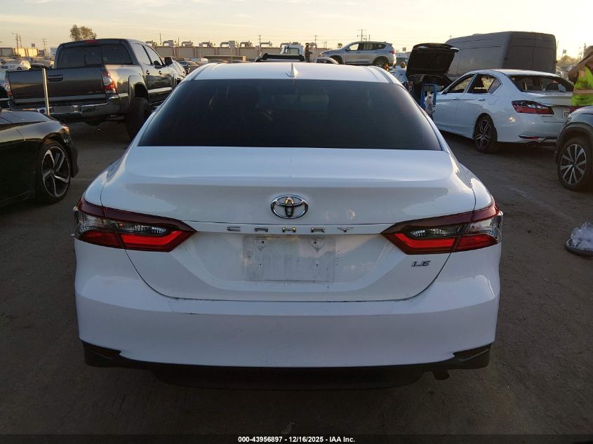 2021 Toyota Camry Le VIN: 4T1C11AK8MU552274 Lot: 43956897