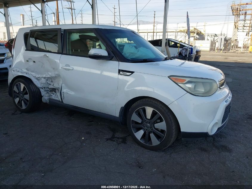 2015 Kia Soul ! VIN: KNDJX3A54F7135073 Lot: 43956901