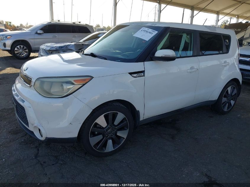 2015 Kia Soul ! VIN: KNDJX3A54F7135073 Lot: 43956901