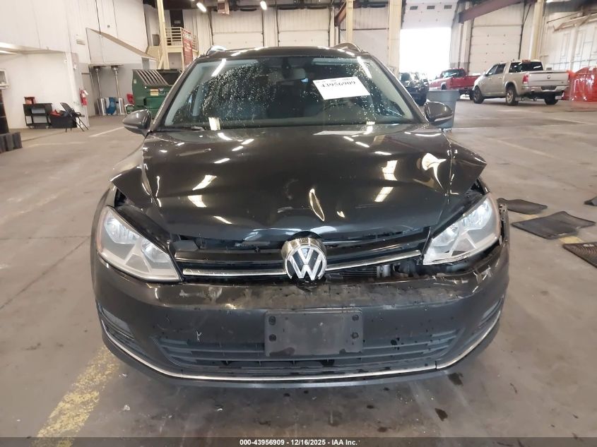 2015 Volkswagen Golf Sportwagen Tdi Se 4-Door VIN: 3VWCA7AU1FM513183 Lot: 43956909