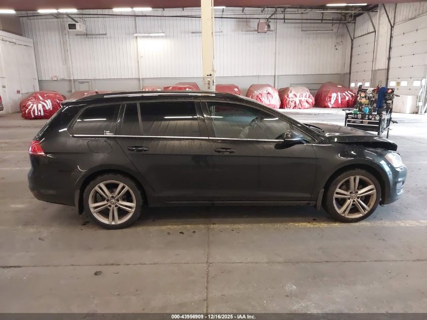 2015 Volkswagen Golf Sportwagen Tdi Se 4-Door VIN: 3VWCA7AU1FM513183 Lot: 43956909