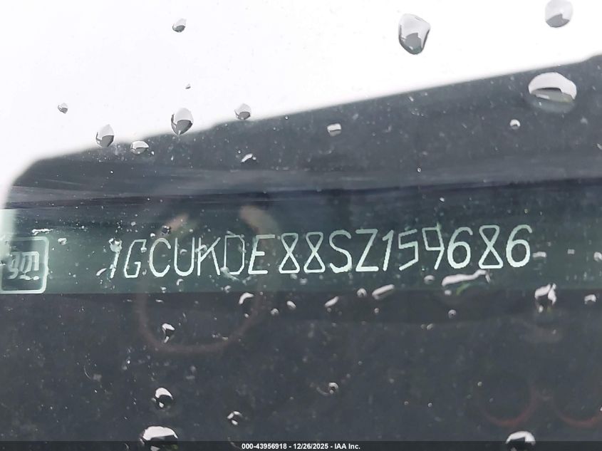 2025 Chevrolet Silverado 1500 4Wd Standard Bed Lt VIN: 1GCUKDE88SZ159686 Lot: 43956918