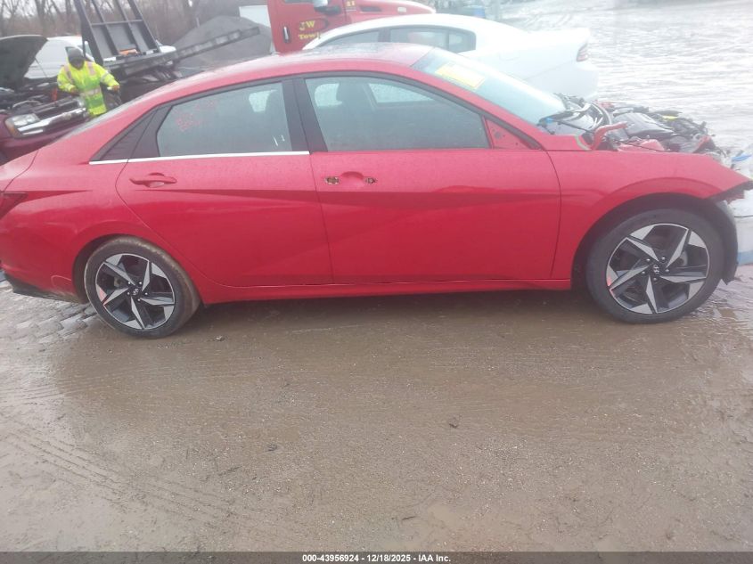 2021 Hyundai Elantra Sel VIN: 5NPLN4AG7MH025875 Lot: 43956924