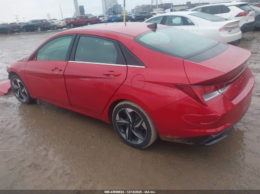 2021 Hyundai Elantra Sel VIN: 5NPLN4AG7MH025875 Lot: 43956924
