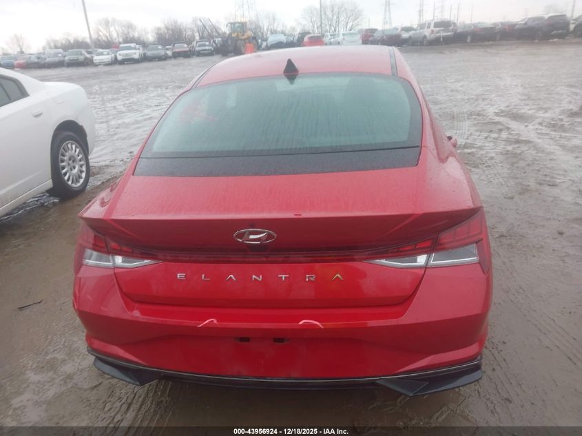 2021 Hyundai Elantra Sel VIN: 5NPLN4AG7MH025875 Lot: 43956924