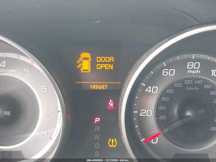 2012 Acura Mdx Advance Package VIN: 2HNYD2H67CH516460 Lot: 43956932