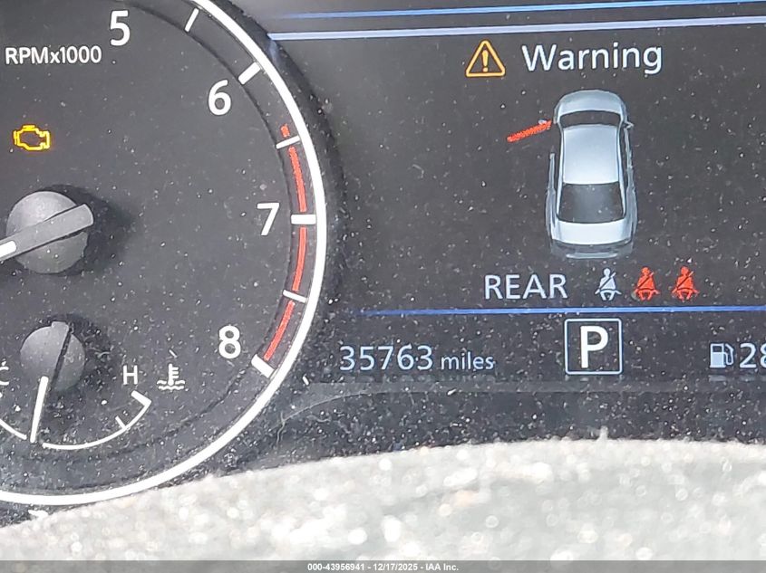 2023 Nissan Altima Sv Fwd VIN: 1N4BL4DVXPN402835 Lot: 43956941