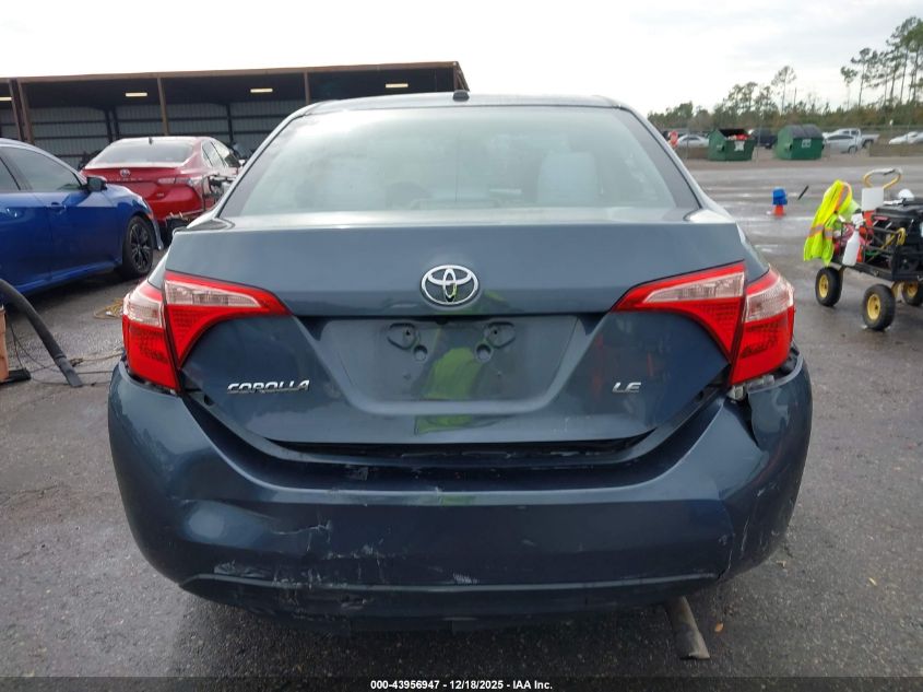 2018 Toyota Corolla Le VIN: 2T1BURHE7JC054758 Lot: 43956947