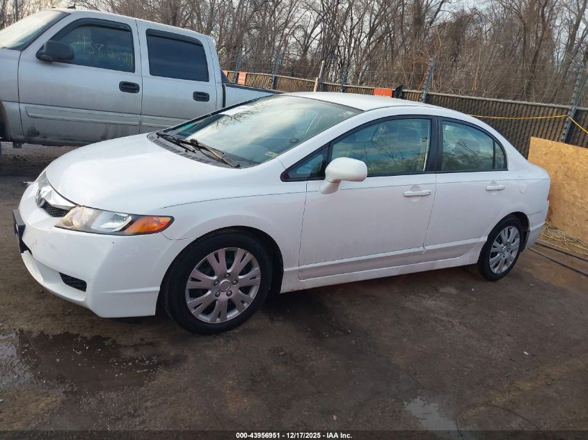 2010 Honda Civic Lx VIN: 2HGFA1F52AH544935 Lot: 43956951