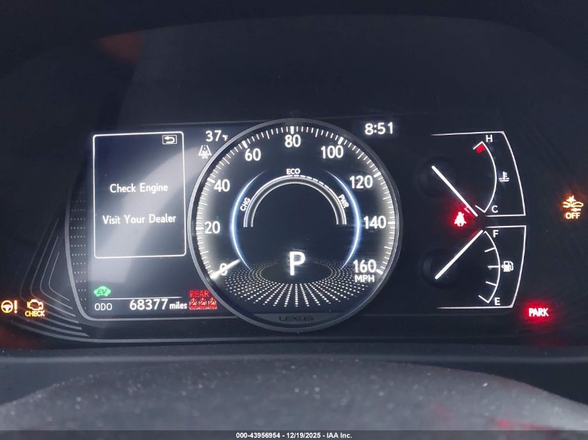 2019 Lexus Ux 250H VIN: JTHU9JBH4K2014800 Lot: 43956954