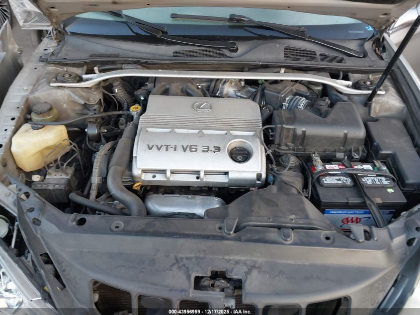 2004 Lexus Es 330 VIN: JTHBA30G845048809 Lot: 43956959