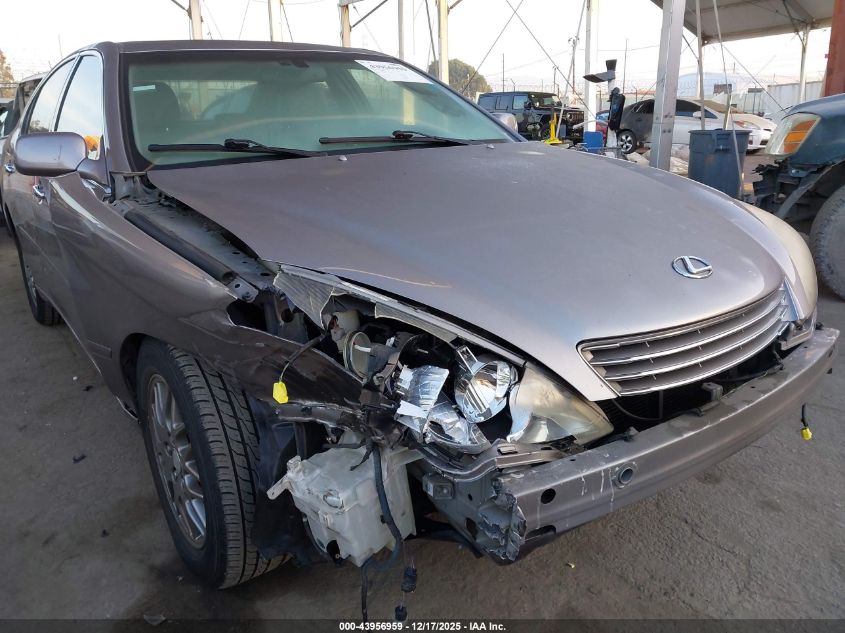 2004 Lexus Es 330 VIN: JTHBA30G845048809 Lot: 43956959