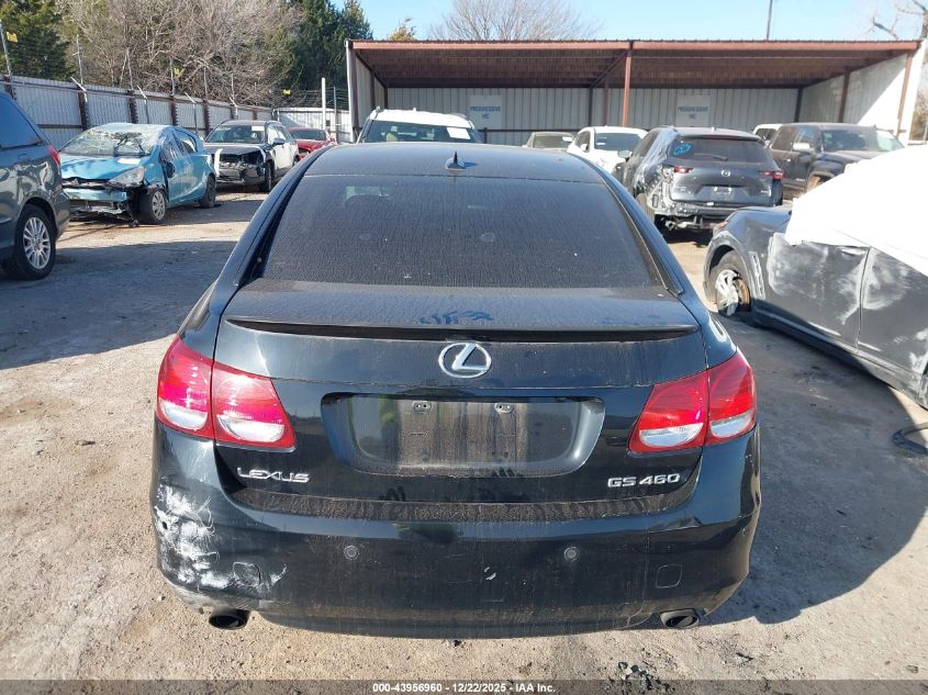 2008 Lexus Gs 460 VIN: JTHBL96S185002155 Lot: 43956960