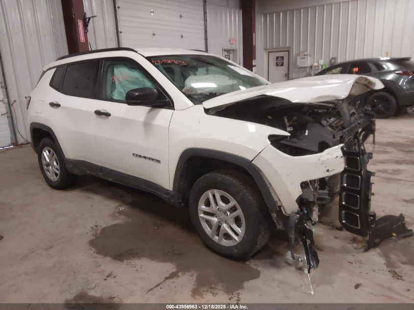2018 Jeep Compass Sport 4X4 VIN: 3C4NJDAB5JT261459 Lot: 43956963