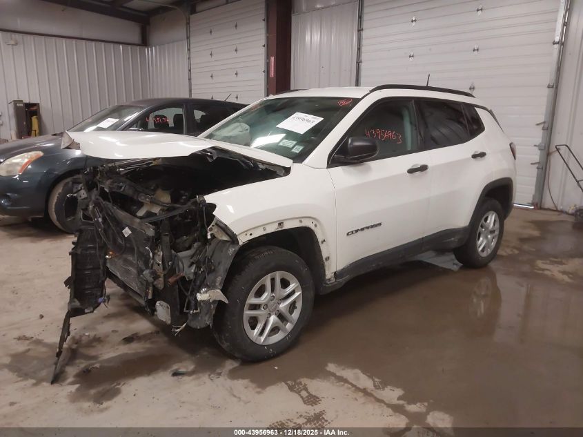 2018 Jeep Compass Sport 4X4 VIN: 3C4NJDAB5JT261459 Lot: 43956963