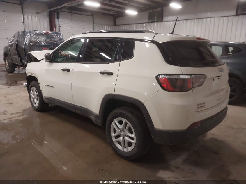2018 Jeep Compass Sport 4X4 VIN: 3C4NJDAB5JT261459 Lot: 43956963