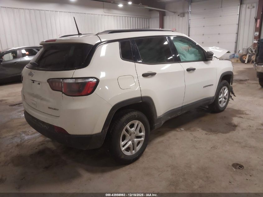 2018 Jeep Compass Sport 4X4 VIN: 3C4NJDAB5JT261459 Lot: 43956963