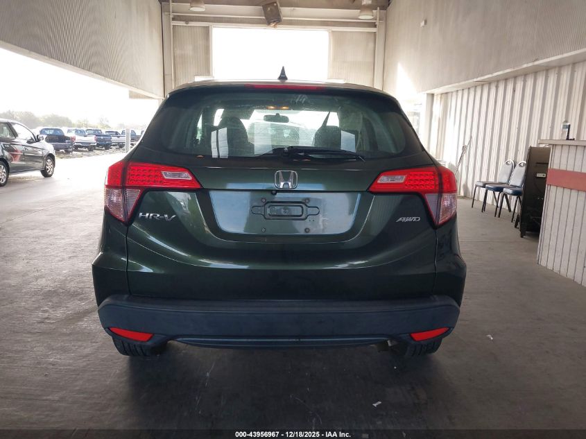 2016 Honda Hr-V Lx VIN: 3CZRU6H33GM745775 Lot: 43956967
