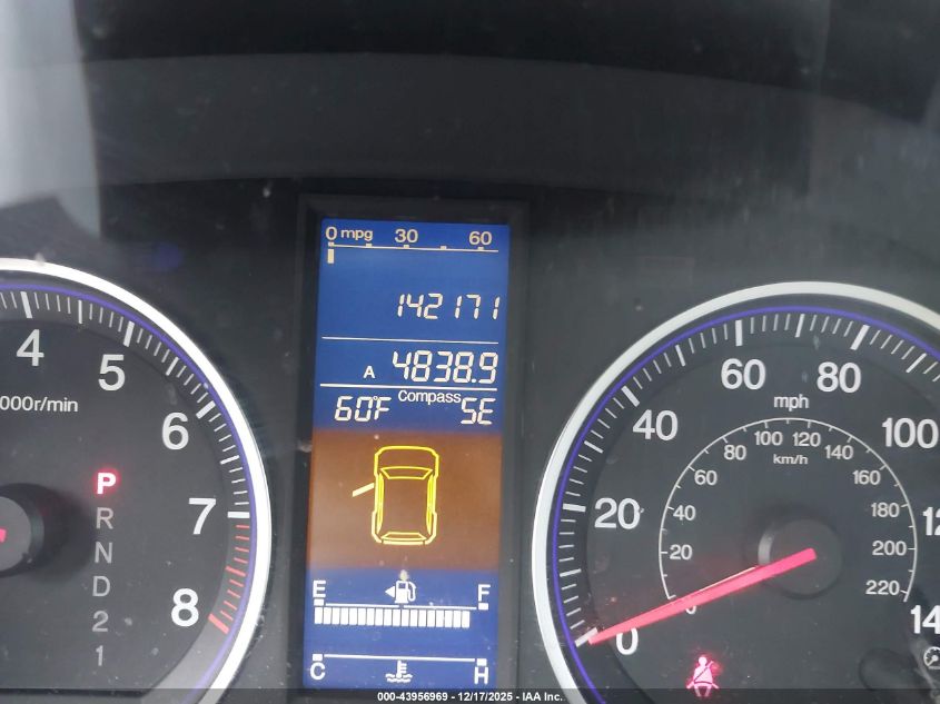 2010 Honda Cr-V Ex-L VIN: 5J6RE3H78AL016842 Lot: 43956969