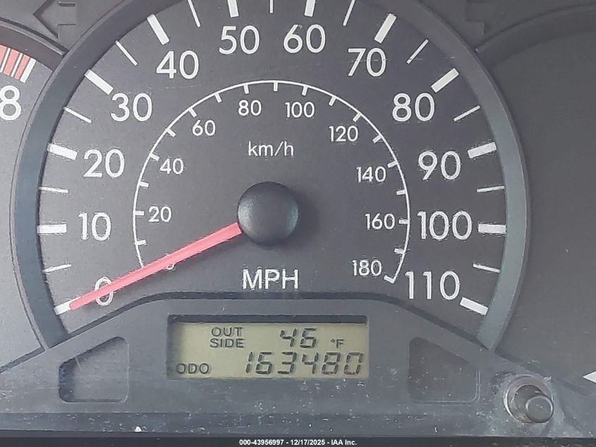 2006 Toyota Corolla Ce VIN: JTDBR32EX60072714 Lot: 43956997