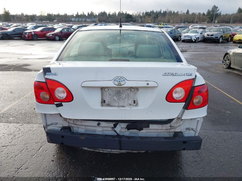 2006 Toyota Corolla Ce VIN: JTDBR32EX60072714 Lot: 43956997