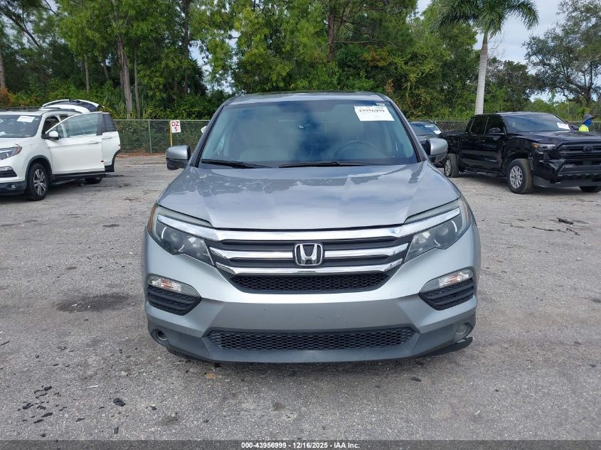 2017 Honda Pilot Ex-L VIN: 5FNYF6H59HB102205 Lot: 43956999