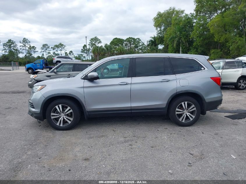 2017 Honda Pilot Ex-L VIN: 5FNYF6H59HB102205 Lot: 43956999