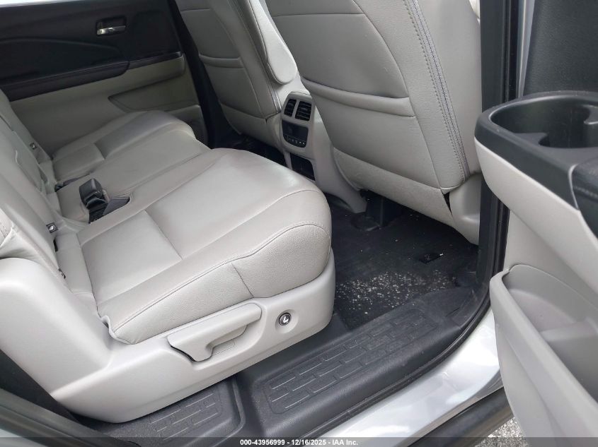 2017 Honda Pilot Ex-L VIN: 5FNYF6H59HB102205 Lot: 43956999