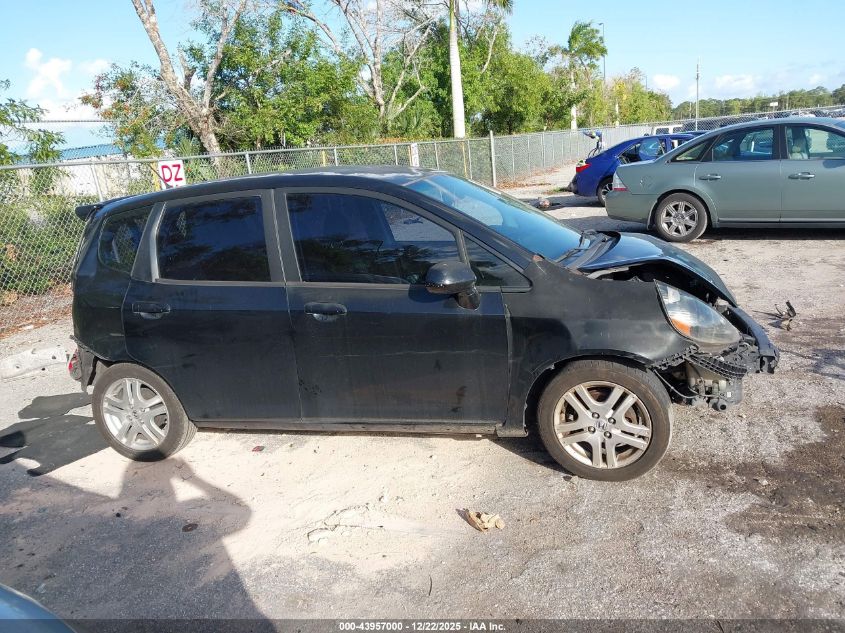 2008 Honda Fit Sport VIN: JHMGD38608S028795 Lot: 43957000