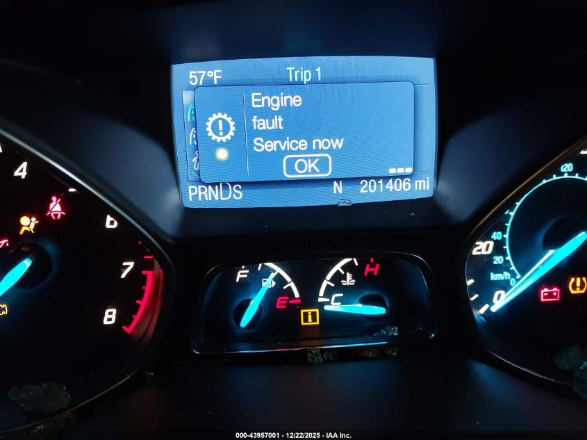 2013 Ford Escape S VIN: 1FMCU0F78DUD67020 Lot: 43957001