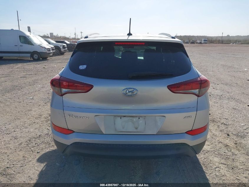 2017 Hyundai Tucson Se VIN: KM8J3CA4XHU481325 Lot: 43957007