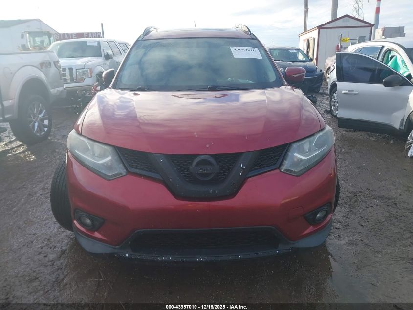 2015 Nissan Rogue Sl VIN: 5N1AT2MV5FC899454 Lot: 43957010