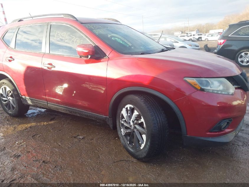 2015 Nissan Rogue Sl VIN: 5N1AT2MV5FC899454 Lot: 43957010