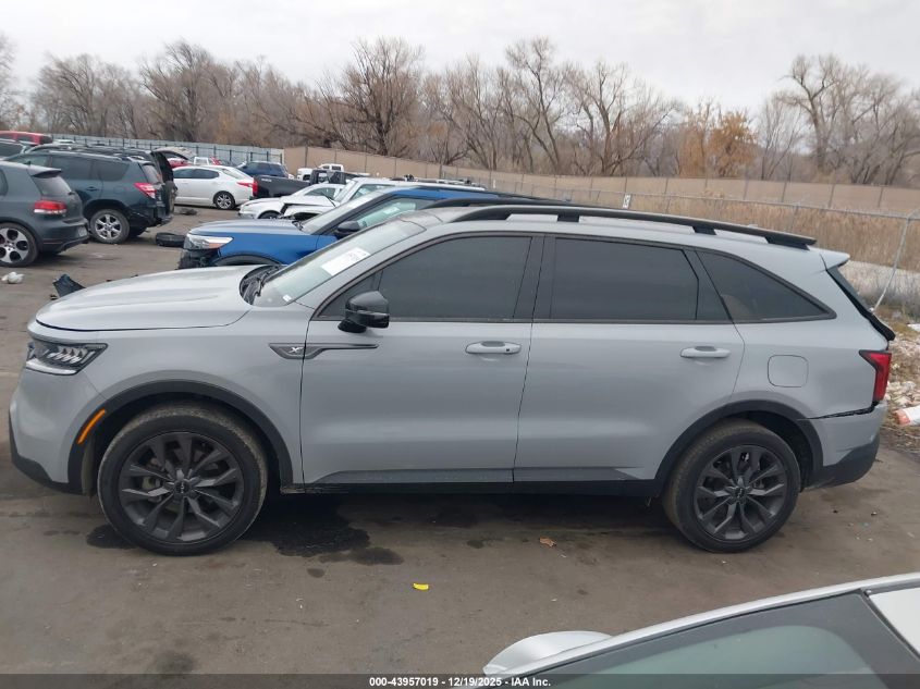 2023 Kia Sorento X-Line Ex VIN: 5XYRHDLF9PG185354 Lot: 43957019