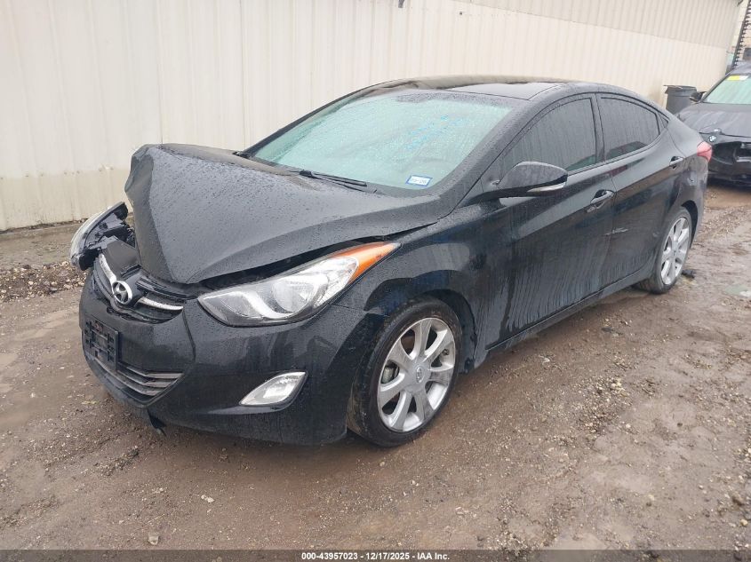 2013 Hyundai Elantra Limited VIN: 5NPDH4AE2DH440385 Lot: 43957023