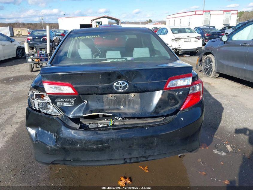 2014 Toyota Camry Le VIN: 4T4BF1FK6ER411295 Lot: 43957026