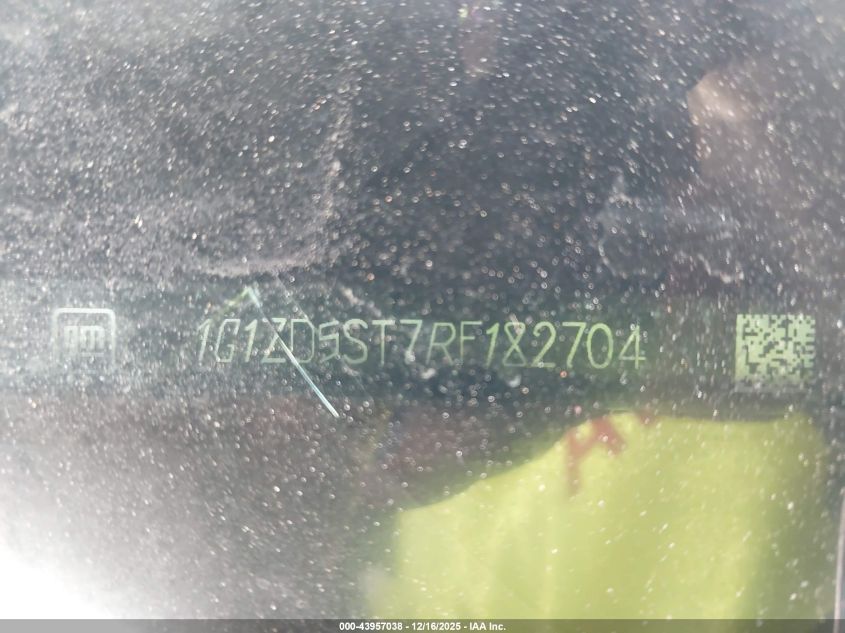 2024 Chevrolet Malibu Fwd 1Lt VIN: 1G1ZD5ST7RF182704 Lot: 43957038