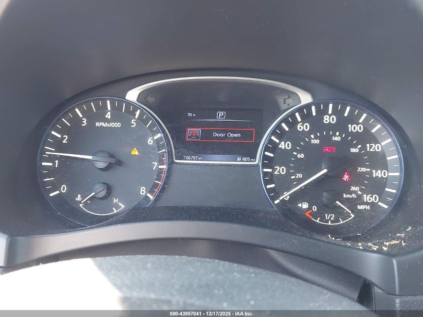 2017 Nissan Altima 2.5 Sr VIN: 1N4AL3APXHC298811 Lot: 43957041